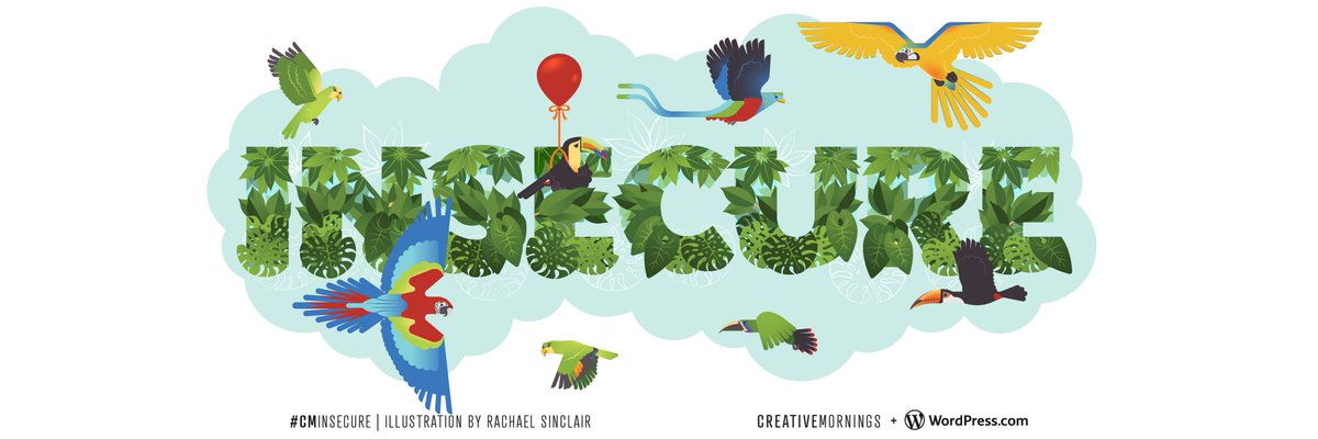 CM_Basel's tweet image. “Ignite a small dose of your courage and fiercely protect its flame.” June’s theme is #CMinsecure. It was chosen by @cm_louisville and illustrated by @SinclairArt. Presented globally by #@wordpressdotcom.