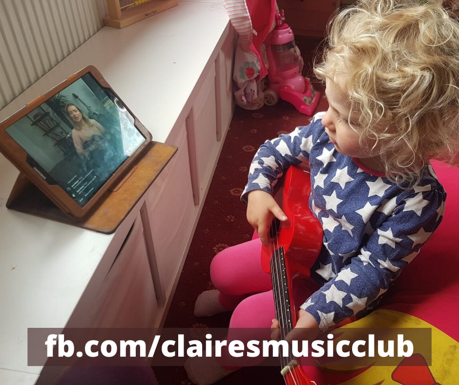 Join the free Sunday Sing-along tomorrow at 10am on Facebook! Suitable for under 5s and their carers 🎵
#clairesmusicclub #musicforkids #uklockdown