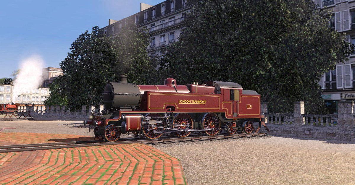 Yeah red is a pretty good colour for steam engines
