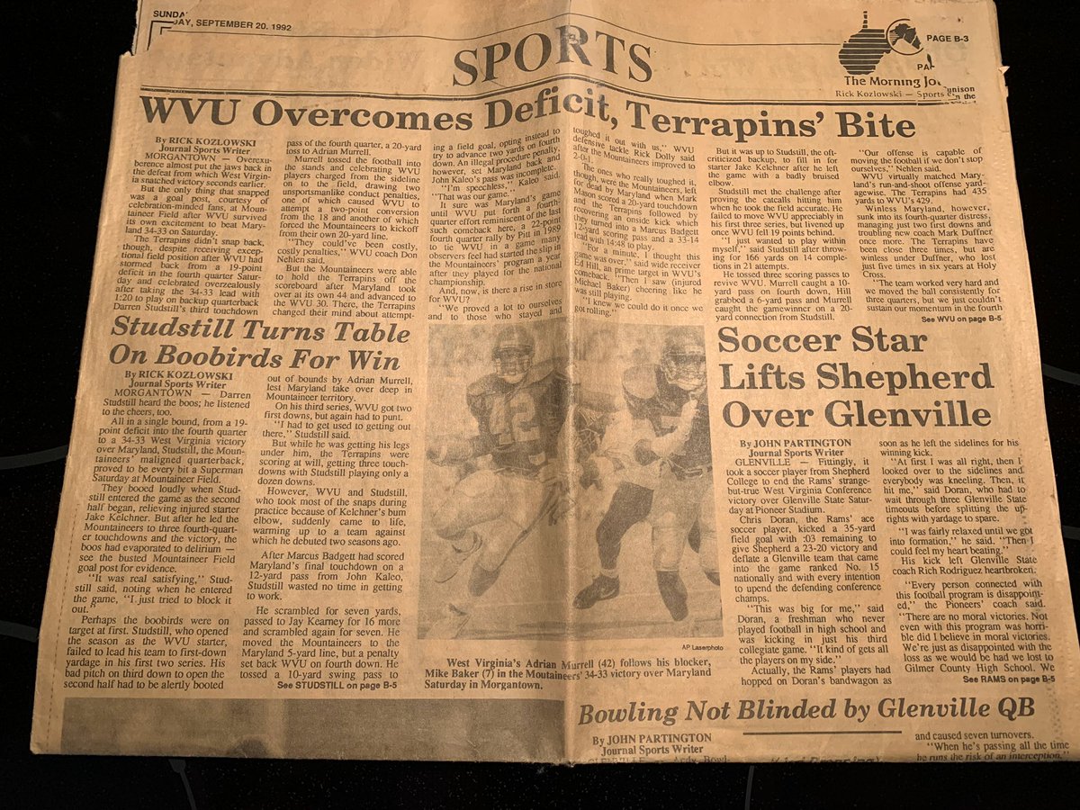 <a href="/bryandwvu/">Bryan D</a> <a href="/BNICE80/">Tuna Meltini</a> <a href="/AdrianMurrell29/">Adrian Murrell</a> <a href="/waynechrebet/">Wayne Chrebet</a> Still have the martinsburg journal sports page from the next day, haha