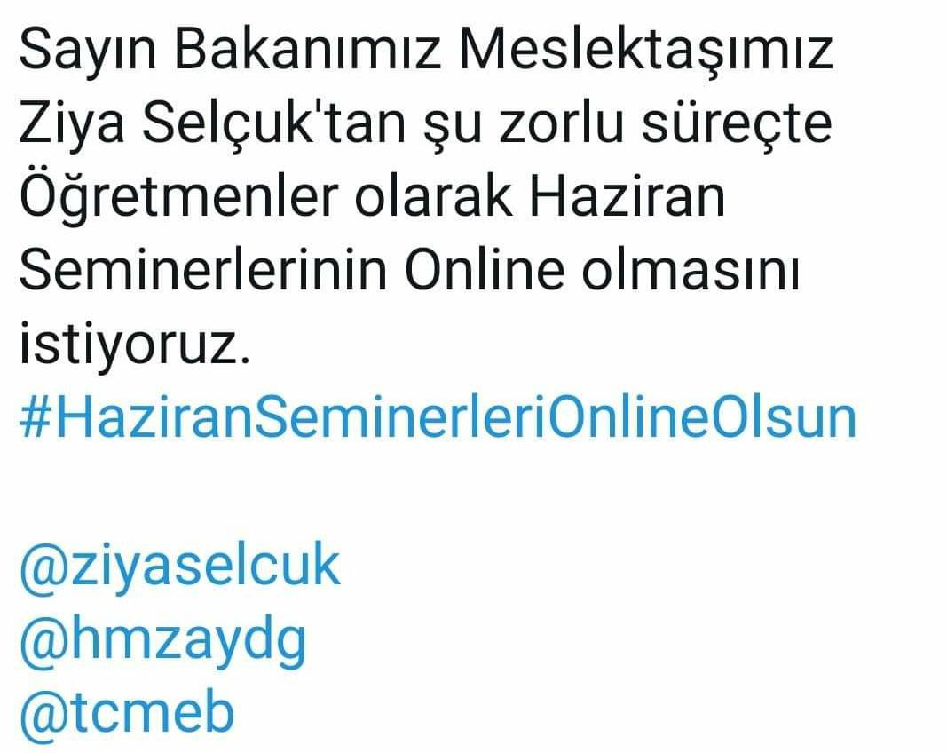 ecesrazramehmet's tweet photo. #haziranseminerlerionlineolsun https://t.co/VoK9AVonTg