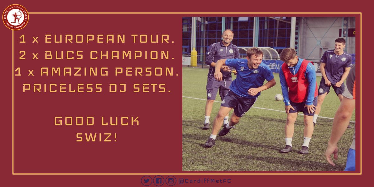 CardiffMetFC's tweet image. As well as all the celebrations for the end of the season, we have had to say goodbye to some outstanding people.

Thank you for everything gents! @MJSwindlehurst @Will_Evs8