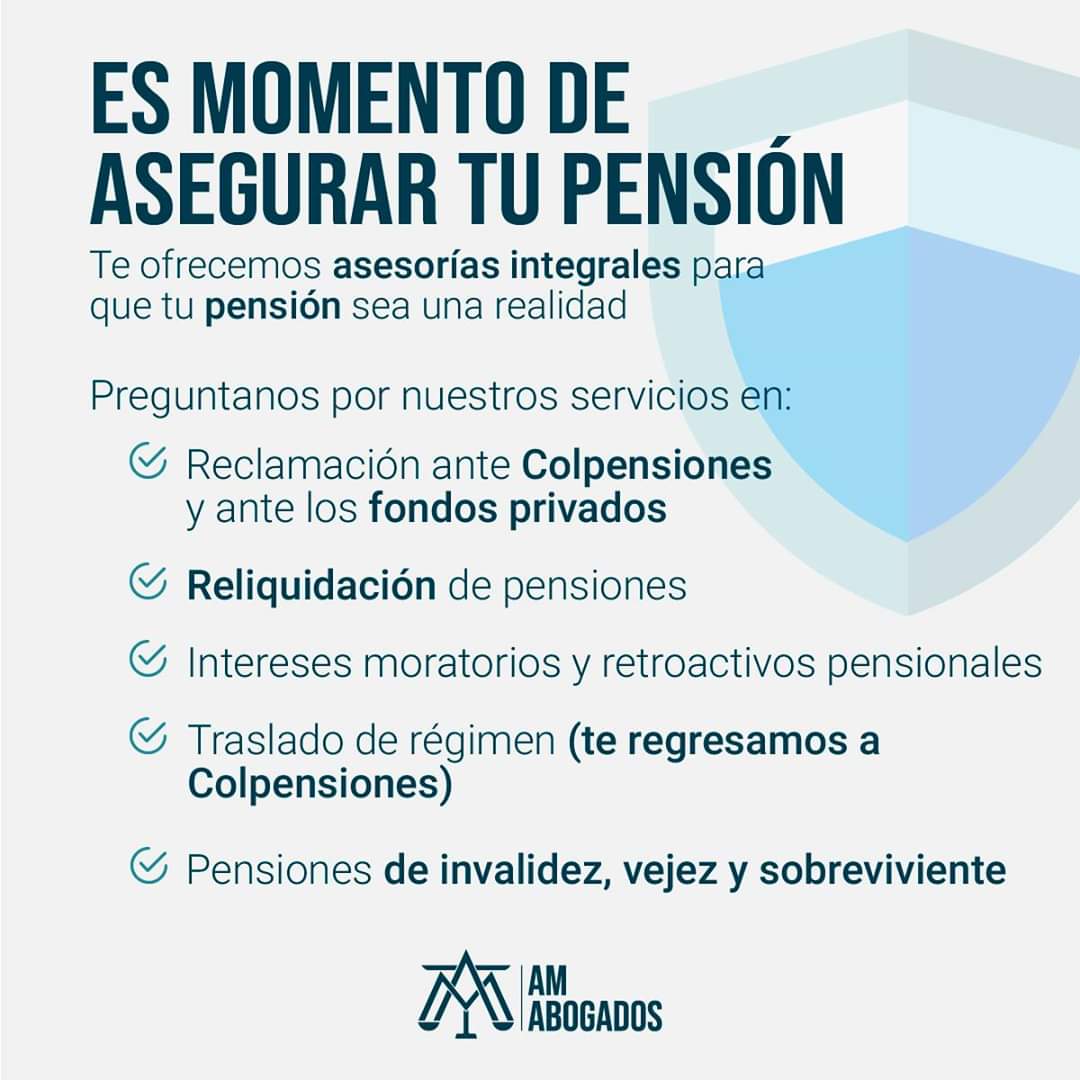 AMAbogados3's tweet photo. Tu solución en pensiones. https://t.co/bUU9bnwuXt