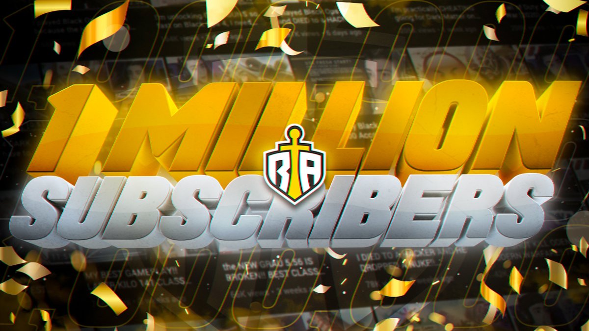 RaidAway's tweet photo. Teaming up with @GFuelEnergy to celebrate 1 MILLION Subscribers and 7 YEARS of the RaidAway Channel!

7 Winners. 2 Tubs each. 

To Enter:
1. Follow @RaidAway + @GFuelEnergy 
2. Retweet + Like
3. Tag 2 friends :)

Winners announced soon! (also code "raid" 30% off now) https://t.co/VXpxX9jztS