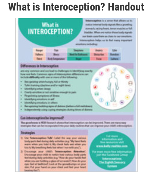 kmahlerkmahler's tweet photo. Check out our 1-page free printable: WHAT IS INTEROCEPTION? A great tool to educate others about this important topic. Download it here: https://t.co/tCaBFZj7EF https://t.co/fZrXuUbsw3