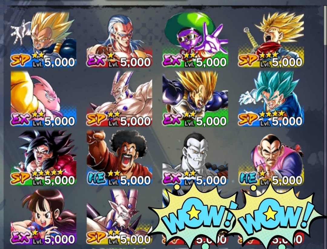 Kubi327's tweet photo. @DBLegendsENG All These 😱 https://t.co/lgWSYkNYzi