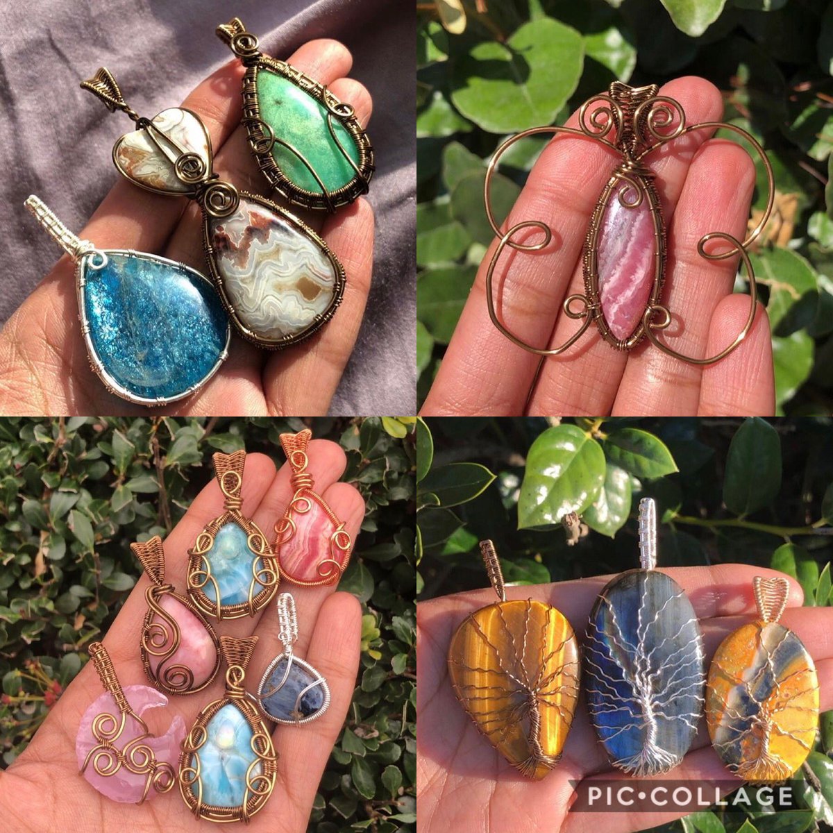 energyysoul's tweet photo. @TraditionsGA hi im taylor ✨ i specialize in wire wrapped crystal pendants but my shop has a lot of different jewelry! https://t.co/c8KgIYOWoJ • ig @/enersoul https://t.co/plg04LNUuo