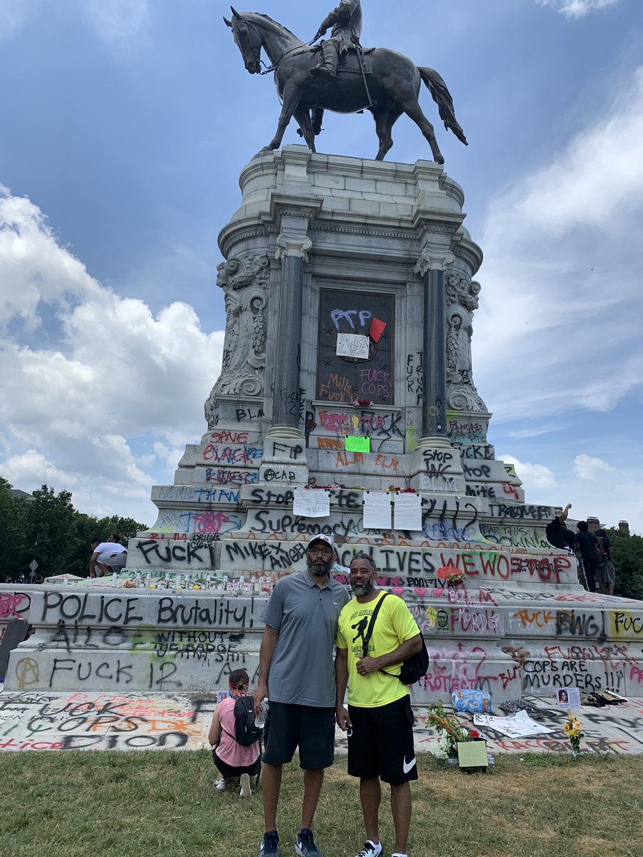 CoryAlexanderBB's tweet photo. Thank you @804Coach4Change for organizing today’s peaceful protest in #RVA   @FairfaxJustin @CoachWillyUVA @Chosen2give and our @CoryAlexanderVA joined coaches from all over #Virginia to rally for positive change. https://t.co/AgQfz2CATk