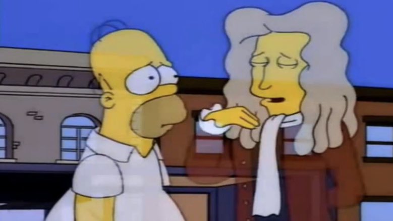 The Simpsons Trivia Quiz On Twitter Question 397 Answer B His Original Guardian Angel Was Sir Isaac Newton Simpsonstrivia