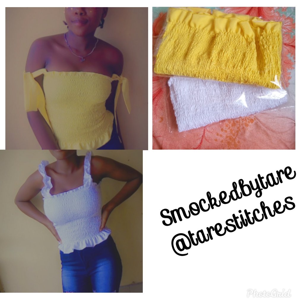 taremichaels's tweet image. I'm a fashion designer and I make beautiful smocked tops for sale at a very affordable price.Kindly retweet my hustle..  wa.me/2347012576502
