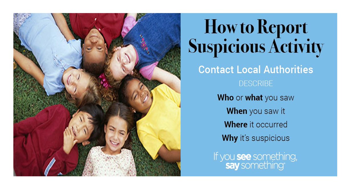 NVEmergencyMgmt's tweet photo. We all play a role keeping Nevada safe, report suspicious behavior  to local  law enforcement. #SeeSay #KeepNevadaSafe #SeeSomethingSaySomething #ReportSuspiciousActivity https://t.co/6rVa4GNSFN