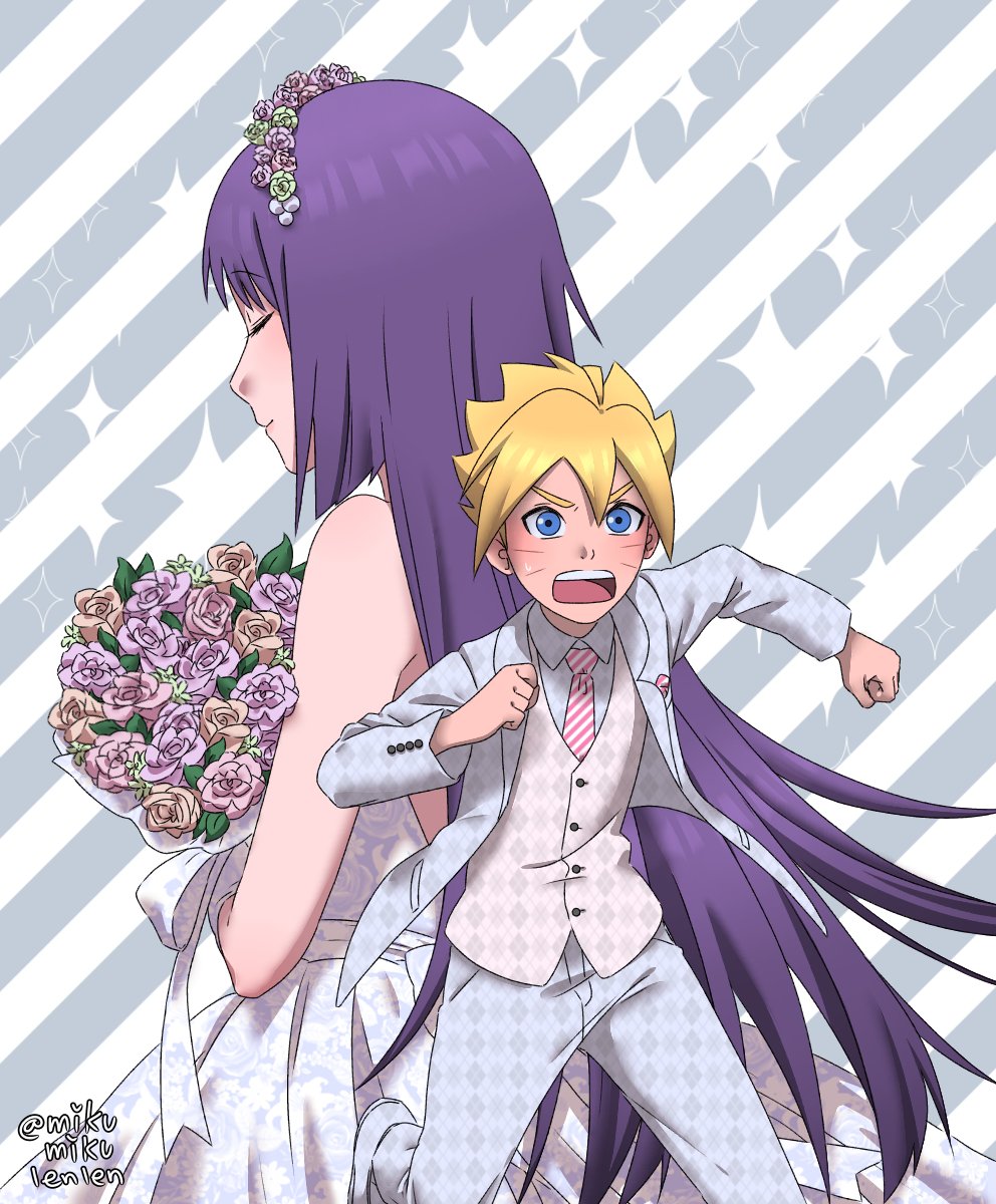 mikumikulenlen's tweet photo. The last chapter of BorutoSD surprised me! It has made me very happy to see Sumi-chan! I love to see her! she looks really beautiful as a wife!🥰💍✨
DA: https://t.co/jmHuZ6LKDg
Pixiv: https://t.co/FfsFRjsJwx
#BORUTO #ボルト #うずまきボルト🔩 #筧スミレ🌸 #ボルスミ #BoruSumi💛💜 https://t.co/aPy2BLGcjs