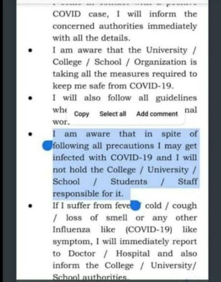 ViplavKhedkar's tweet photo. #rgpv_spreading_corona_virus
Khud Ko mama Bolte ho ap bacho ka aur apne hi bacho se suicide note sign karva rhe ho bhut khub Gajab ki fikr h apko hum students ki.
#rgpv_spreading_corona_virus
#GenralPromotionToMpStudents
@ChouhanShivraj 
@Chetansunhare30 https://t.co/ZLcm2jveDt