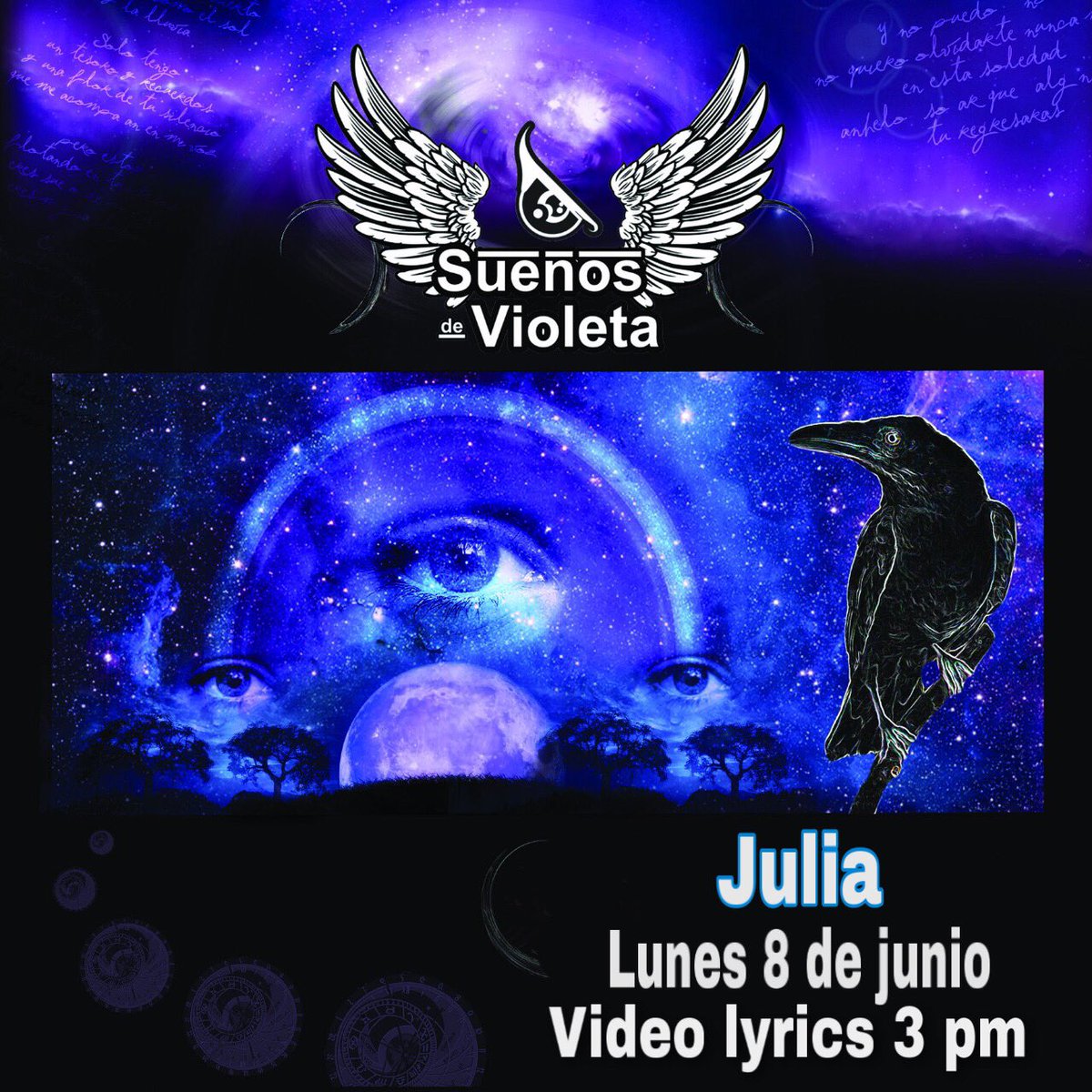 suenosdvioleta's tweet photo. https://t.co/yRftonmVP2
👁Aprovecha nuestro video de regalo 
#julia hasta Junio 15 🔥vía Facebook 
💜🔥 somos #sueñosdevioleta 🔥🎸 #rock #rockalternativo #rockpop #rockindependiente #rockmusic #rocksongs #rockenespañol #rockenespanol #musicarock  #genesisyelcuervodejulia https://t.co/Xtb1i5k4Yx