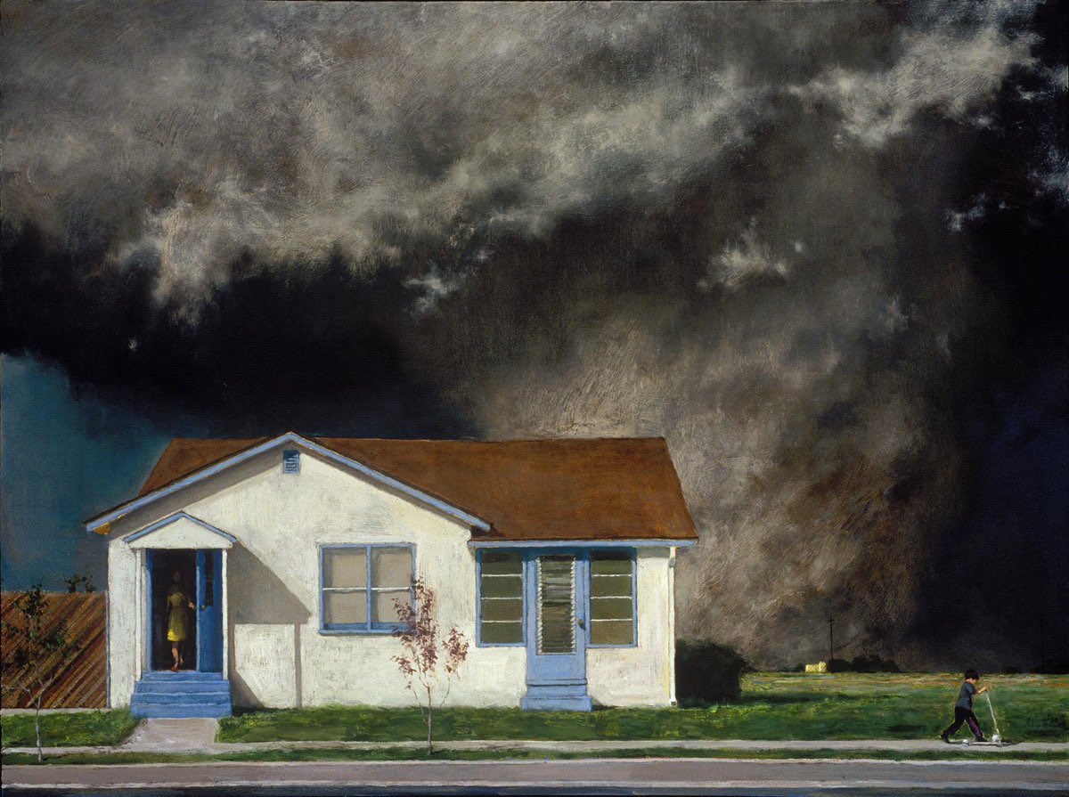 ddoniolvalcroze's tweet image. Tornadoes by American painter John Brosio (johnbrosio.com)