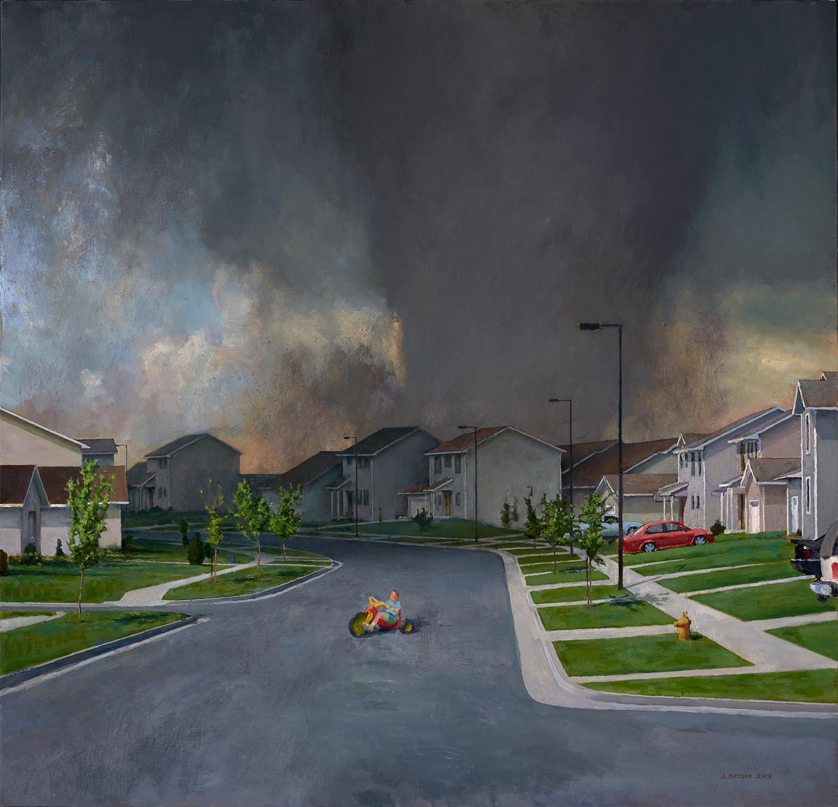 ddoniolvalcroze's tweet image. Tornadoes by American painter John Brosio (johnbrosio.com)