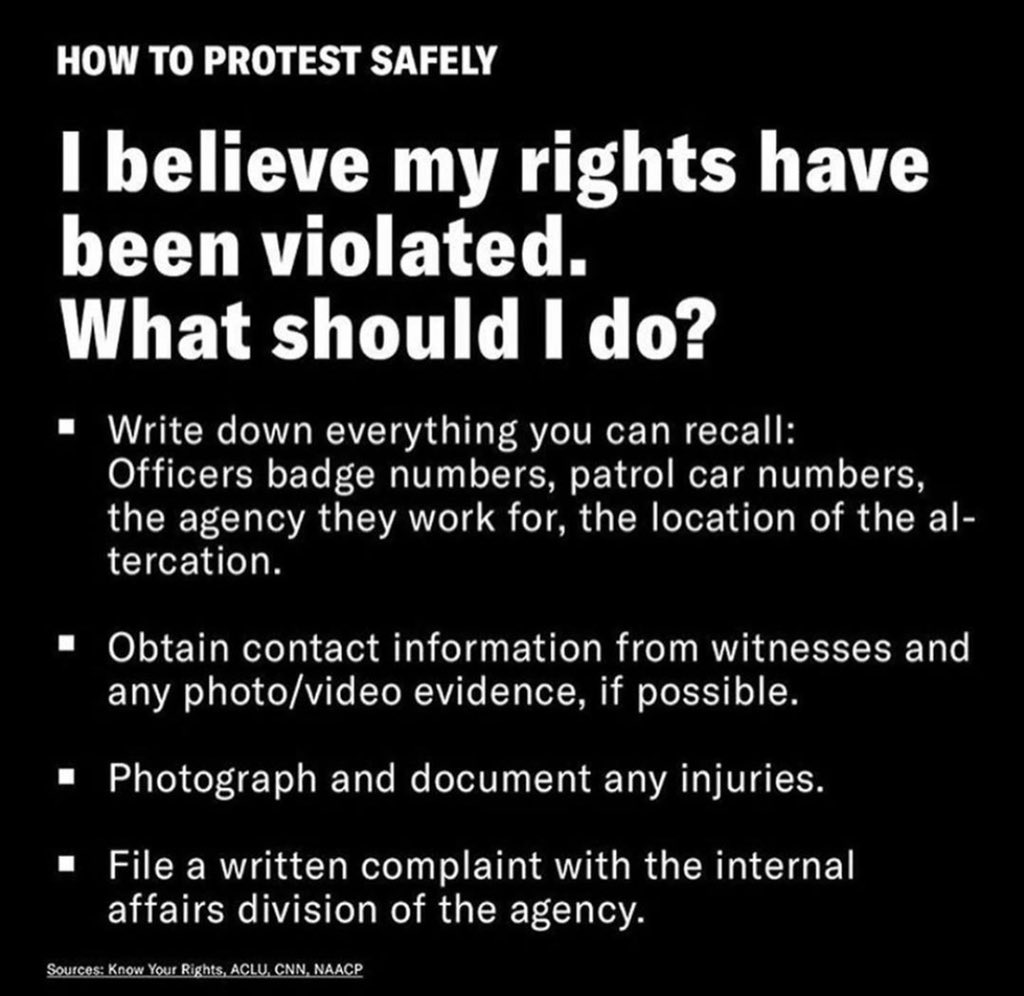 jasonantoon's tweet image. Know your rights. #protestsafely  #blm
