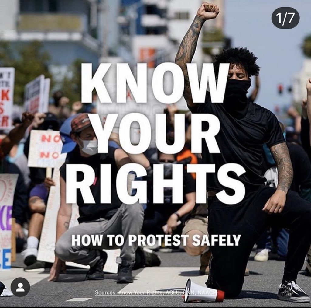 jasonantoon's tweet image. Know your rights. #protestsafely  #blm