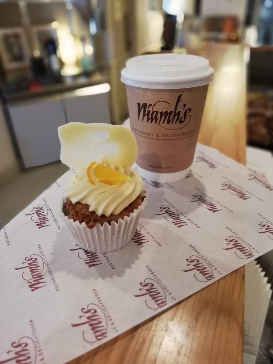 Carrot Cake 🥕 muffin &amp; a Latte  #shoplocal #clonmel #walkin #deli