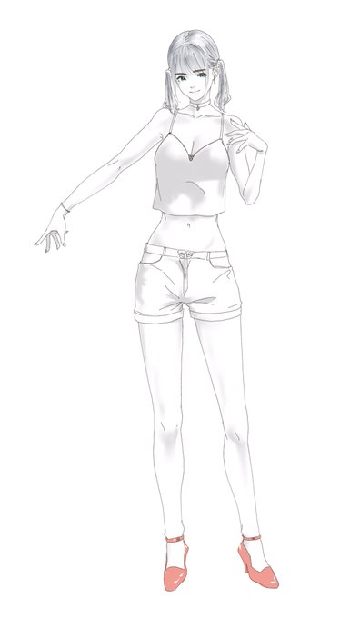 細い線で描いてたら細くなってた 