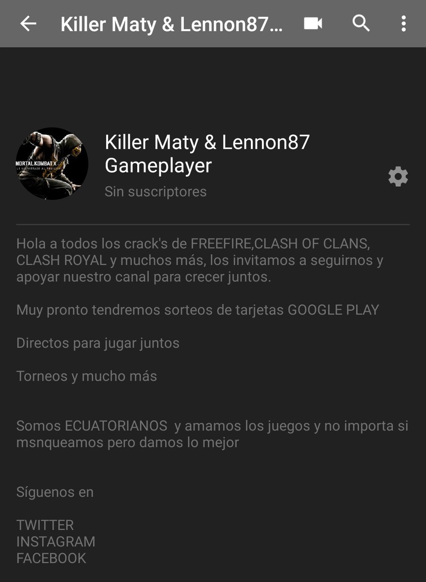 LennonCOC's tweet photo. Nuestro nuevo canal de Youtube vamos a subir vídeos espero nos apoyen @____edua @ChinaLiveCoC @ChinaLiveCoC @shioNwu @freefirelatino https://t.co/Yty4PfwvBc