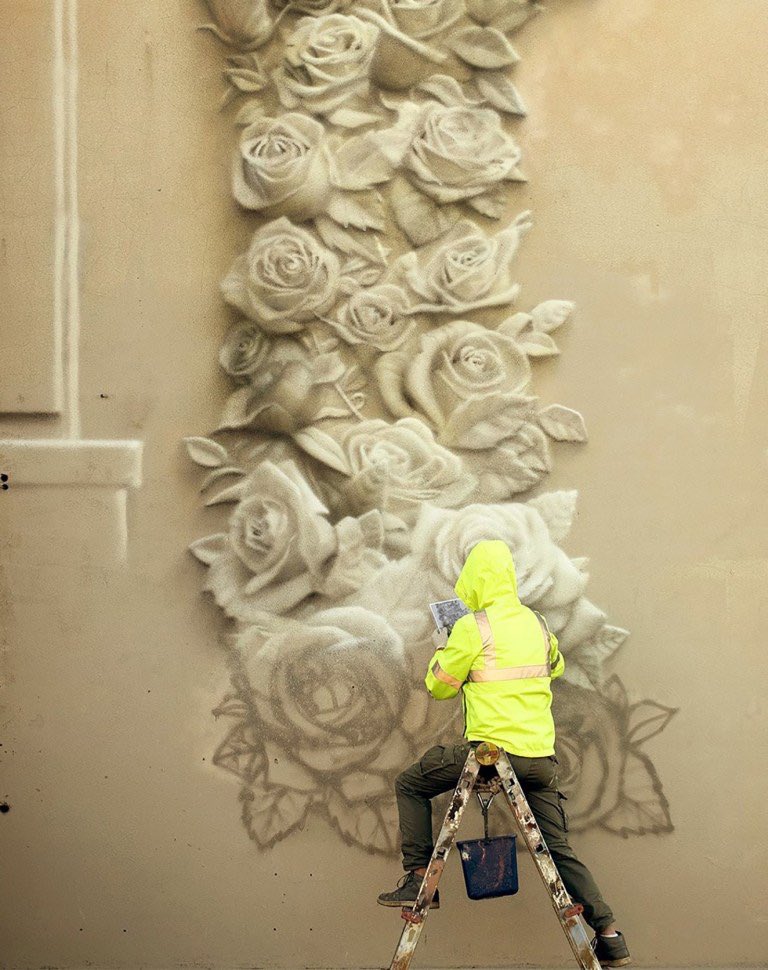 CharlesPattson's tweet photo. Unbelievable that this is all spraypaint!?

More from 👉 https://t.co/SghuvOcmDy https://t.co/eYKo7CCrGE