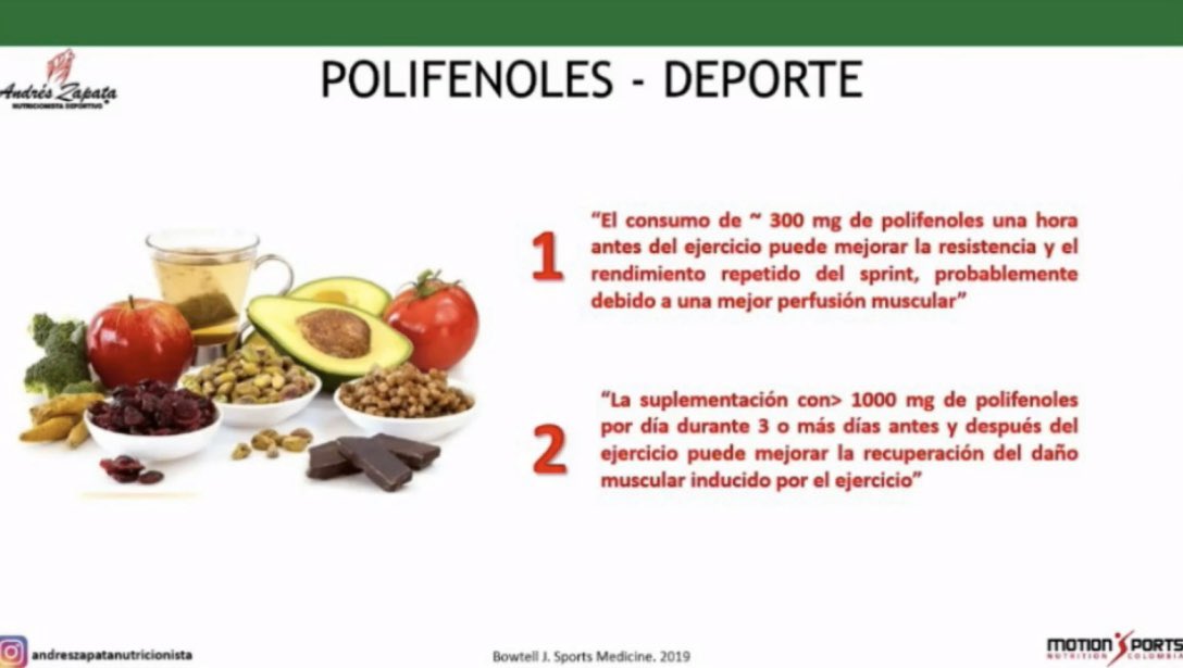 👀👉 1000mg de polifenoles reducen el daño muscular 💪🏃🏻‍♂️ 
Dale color y calidad a tu alimentación 
🟢🚴🏻‍♂️🟡🚣🏻🟠🏊🏽‍♂️🔴🏋️‍♀️🟣⛹🏽🔵🤾🏼 
👏 <a href="/andreszapatanut/">Andres Felipe Zapata</a>  🔝 clase magistral de uno de mis temas favoritos <a href="/motioncolombia/">motioncolombia</a>