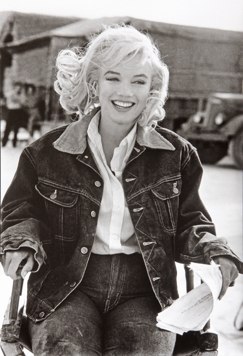 Marilyn Monroe during the filming of “The Misfits.” Nevada, 1960.