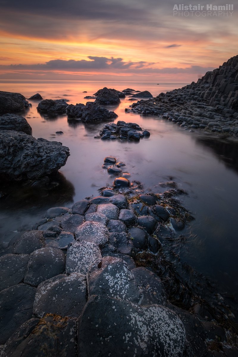 ahamillphotos's tweet image. Causeway's Ending

Never have I been able to venture quite so far out towards the end of this part of the Giant's Causeway before. But, when the Atlantic is like a mill pond, and the light from the sun that set 60 minutes before still hangs to the horizon, sometimes you can.