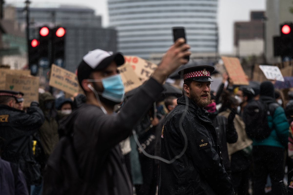 #BlackLivesMatter London Protest, Parliament Square, 6th June 2020. #BLMLDN