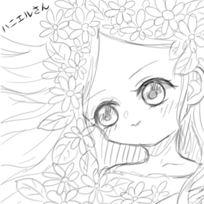 @Archangel_Hanie 
6人目 ハニエルさん!
(タグ誤反応でしたら、すみません。スルーしてしまうのも申し訳ないと思い描かせていただきました。そしてアイコンの絵が芸術的で再現できませんでした…) 