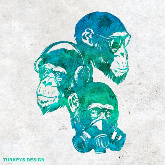 Twitter 上的 Turkeys Design Takihisa Tateyama ご依頼募集中 猿 ビキニの君が眩しくて 猿 俺を呼ぶ声がこだまする 猿 何も言えなくて夏 見ざる聞かざる言わざる 三猿 猿 チンパンジー Tropical Inside Ape Monkey Funny Threewisemonkey