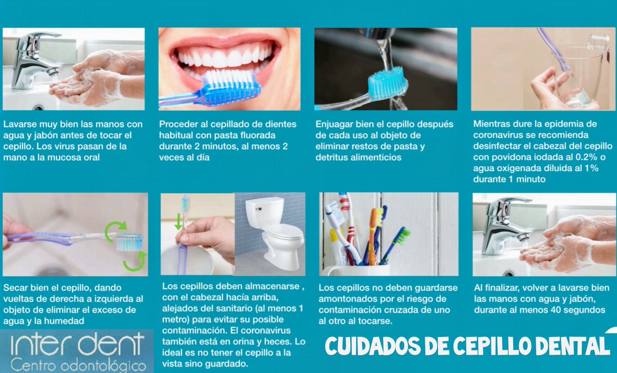 DentInter's tweet photo. Hablando de salud bucal... En casa también debes adaptar nuevos cuidados https://t.co/kz1aNEnS6q
