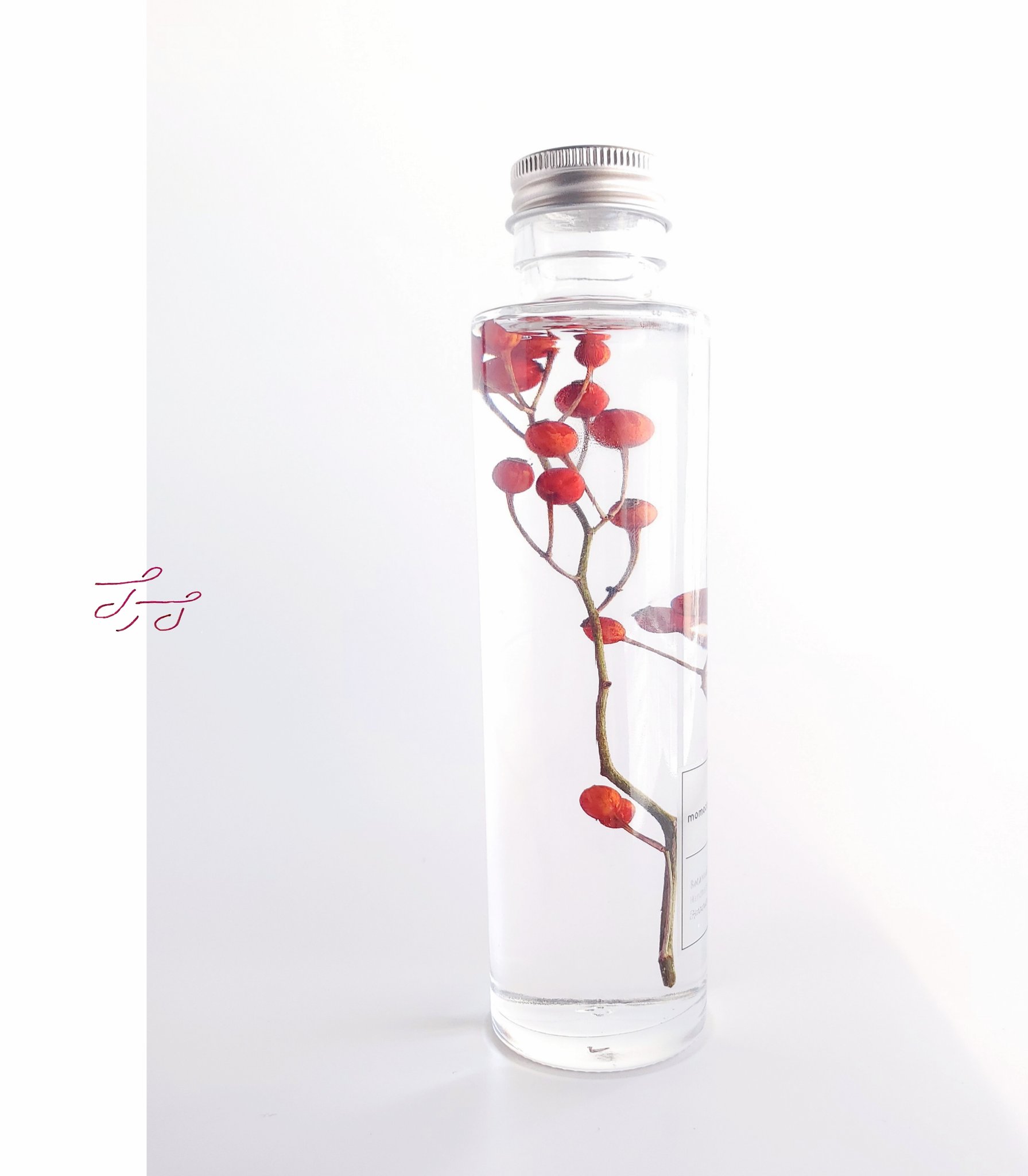 ˏˋ まひろ ˎˊ Pa Twitter 百 ハーバリウム 一輪挿し 野ばらの実 花言葉 痛みから立ち上がる