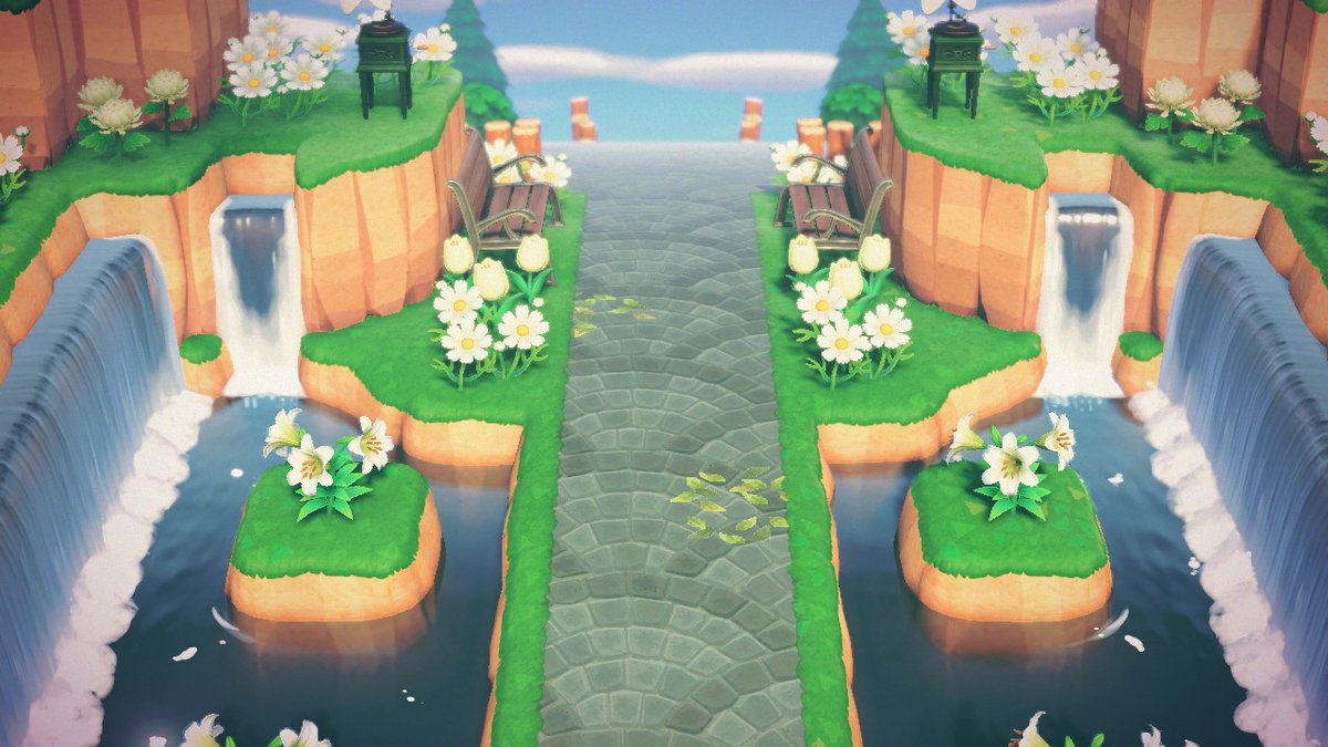 sproid2's tweet image. landscaping progress! #AnimalCrossing #ACNH #NintendoSwitch