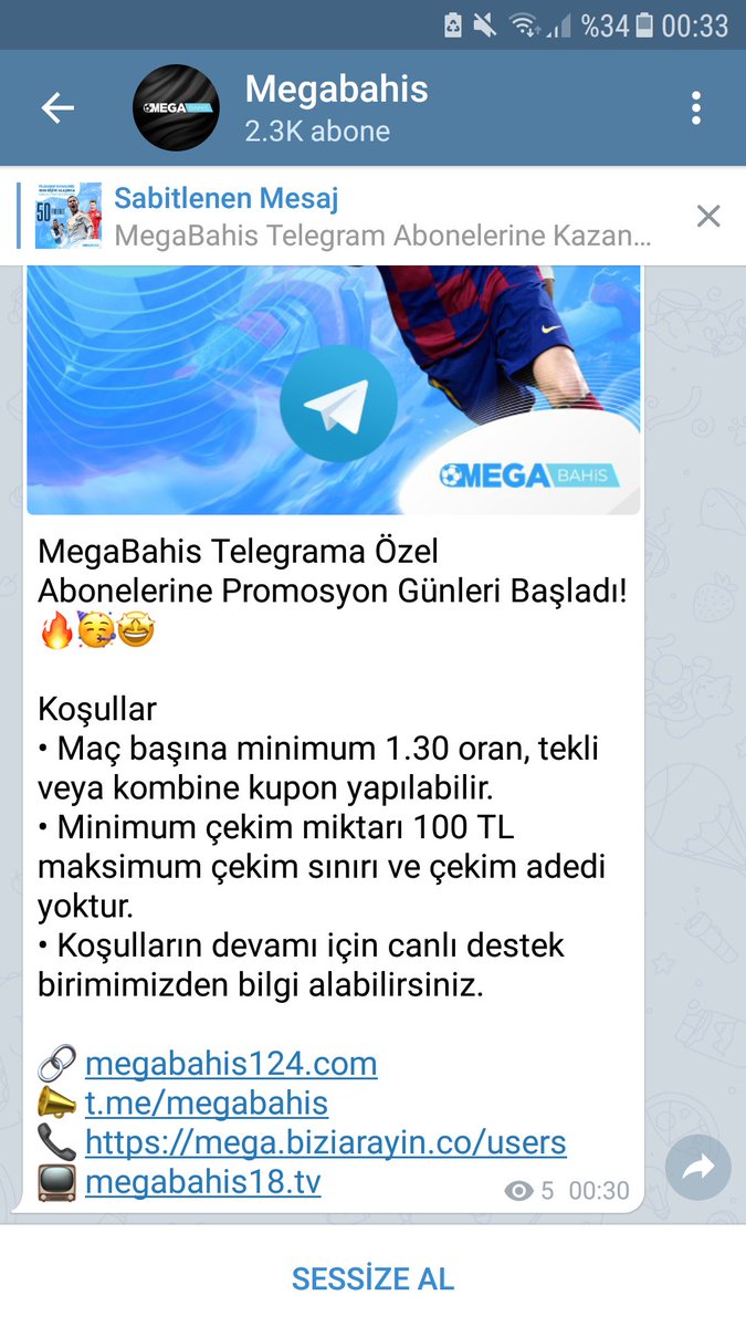 Telegram grubunda 5 kişinin gördüğü 200 kisilik kod bitiyor hee ya sahtekarsiniz onceden kodu dağitiyorsunuz yada yalancisiniz 200 kisilik kod vermiyorsunuz <a href="/megabahislive/">Megabahis</a>
