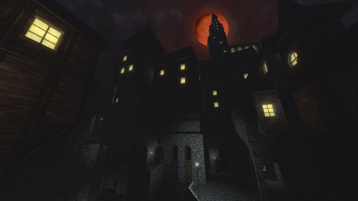 TafferKing451's tweet image. The hardest difficulty - Blood Moon - physically changes the skybox. Supplies are scarce, monsters are more common and aggressive, and some routes and rooms are altered. 

Wishlist now to prepare for the coming demo! gloomwood.com

#screenshotsaturday