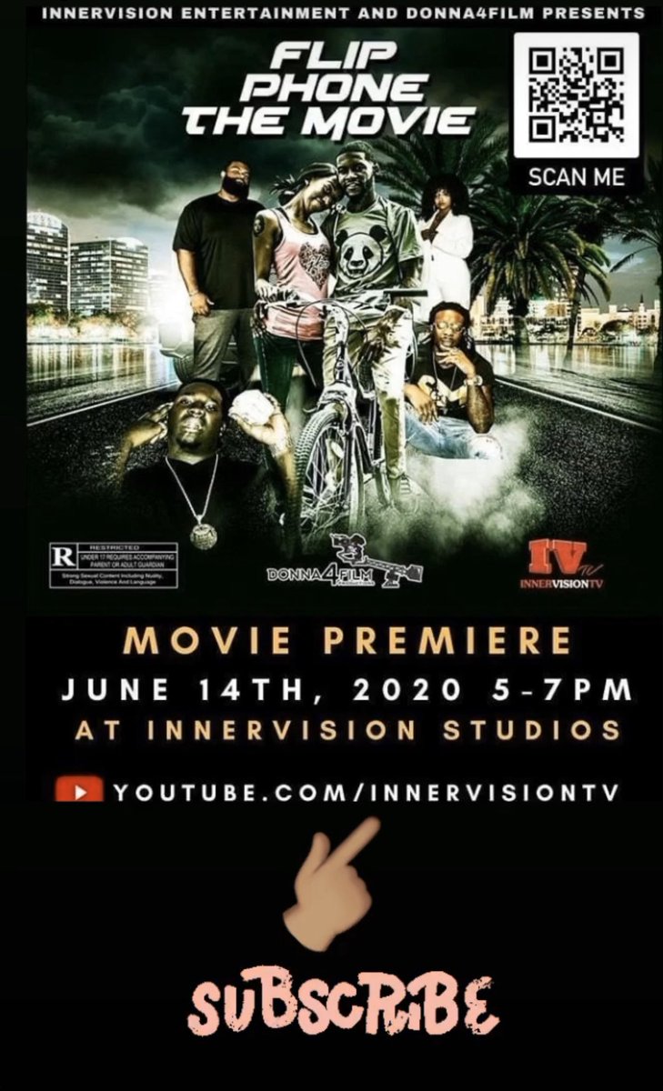 Go  to YouTube.com/Innervisiontv and subscribe to see Flip Phone the movie. June 14th.