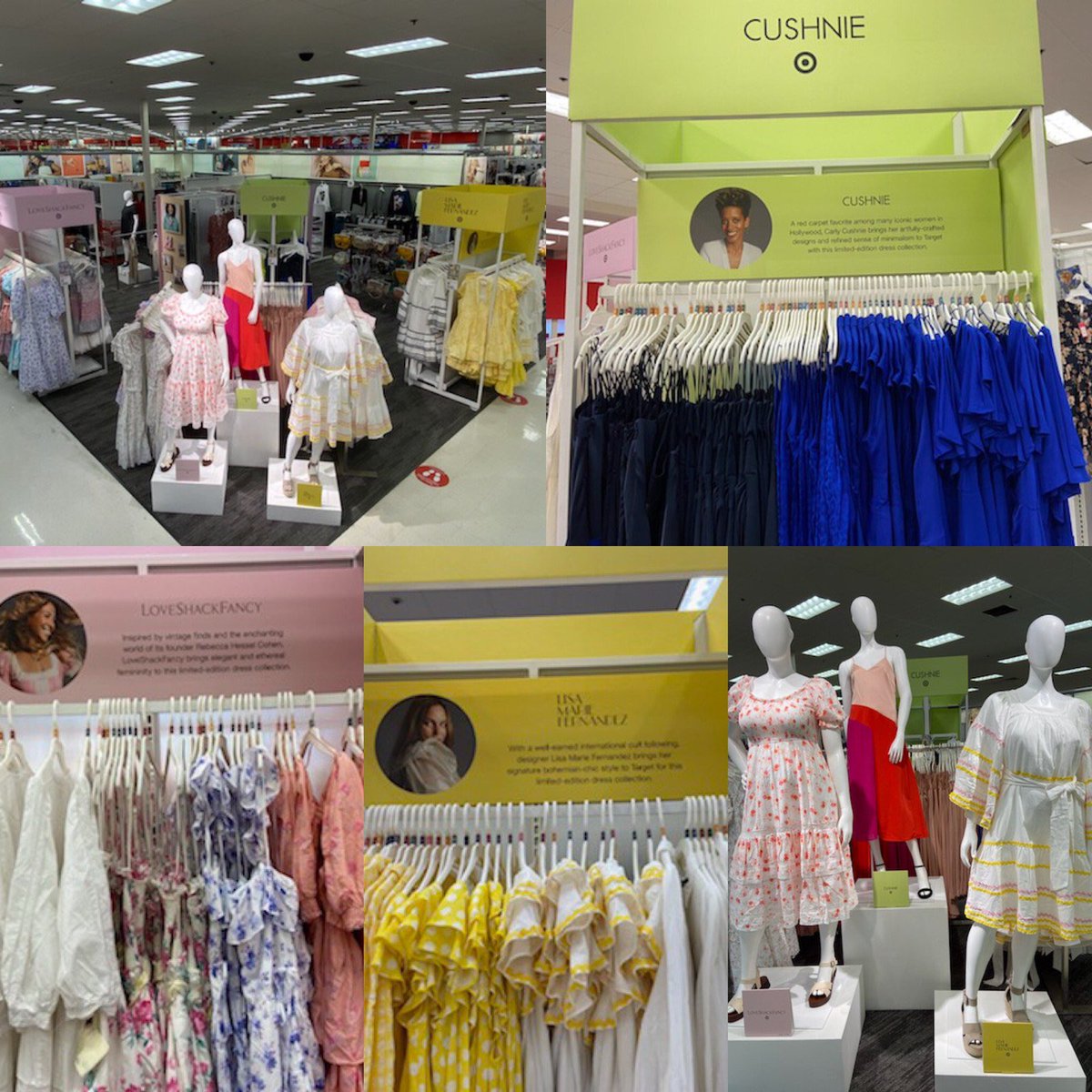Introducing our three new brands <a href="/Target/">Target</a> We have our first Black Female designer collection called  <a href="/Cusgine/">Gine/Fasha/cus/towa</a>! Our Vintage line by  <a href="/LoveShackFancy/">LOVESHACKFANCY</a> and the <a href="/BohemianChic/">Kristin Hayes</a> by Lisa Marie Fernandez. <a href="/couch_jesse/">Jesse Couch</a> <a href="/JennifeT0819/">Jennifer Martin</a> <a href="/Summer_K_W/">Summer Hickok</a> <a href="/jamaal_edwards/">Jamaal Edwards</a> <a href="/settoselltarget/">Heather Fountain</a>