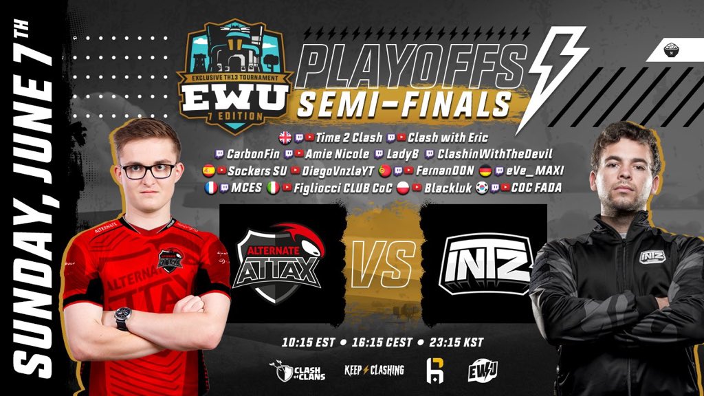 Finished <a href="/highclasswar/">High Class War League</a> on 3rd place with a close win over <a href="/inqclan/">INQUISITION</a> 🥉👌 Ggwp! 🤝
We got it done today, but we need a better performance to beat @intz_coc tomorrow in @EWUTournament semifinals! 🔝🍀
It will take place tomorrow at 4PM CEST, don’t miss it! 😎😈
#aufgehtsattax