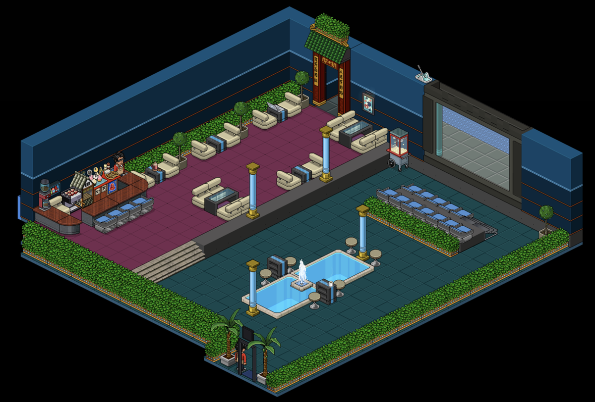 KohiBuilds's tweet photo. Old Cinema | Room Link: https://t.co/yX17WoPu8I
#habbo #habbohotel #oldhabbo #habboroom #habbolife #habboofficial https://t.co/eOXclhegYO