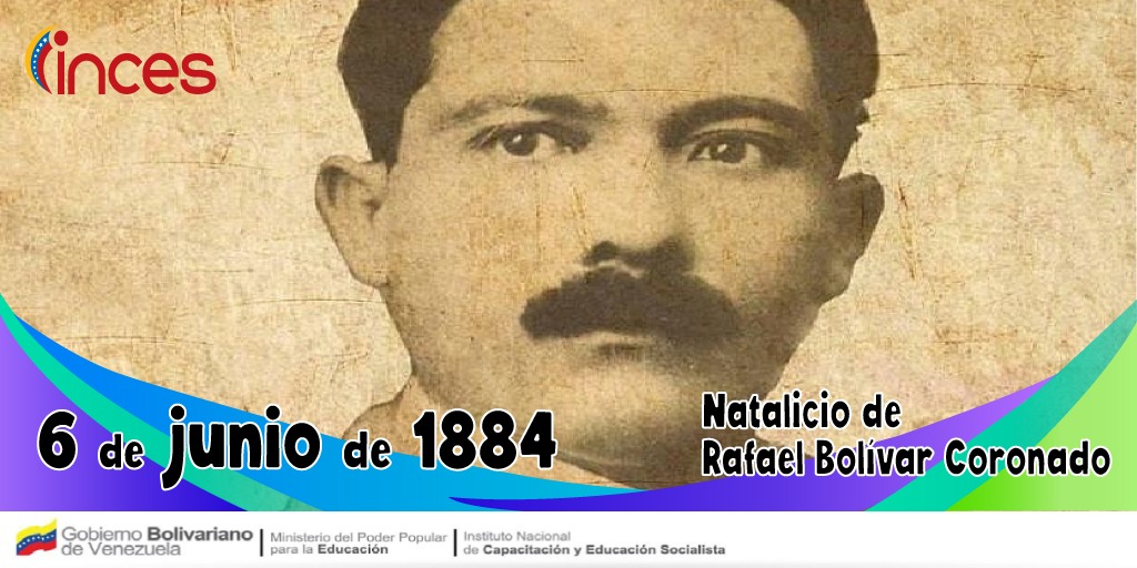 Cada #6Jun recordamos a Rafael Bolívar Coronado, autor del Alma Llanera. #CuarentenaColectivaSocial   #SomosIncesVaATuCasa