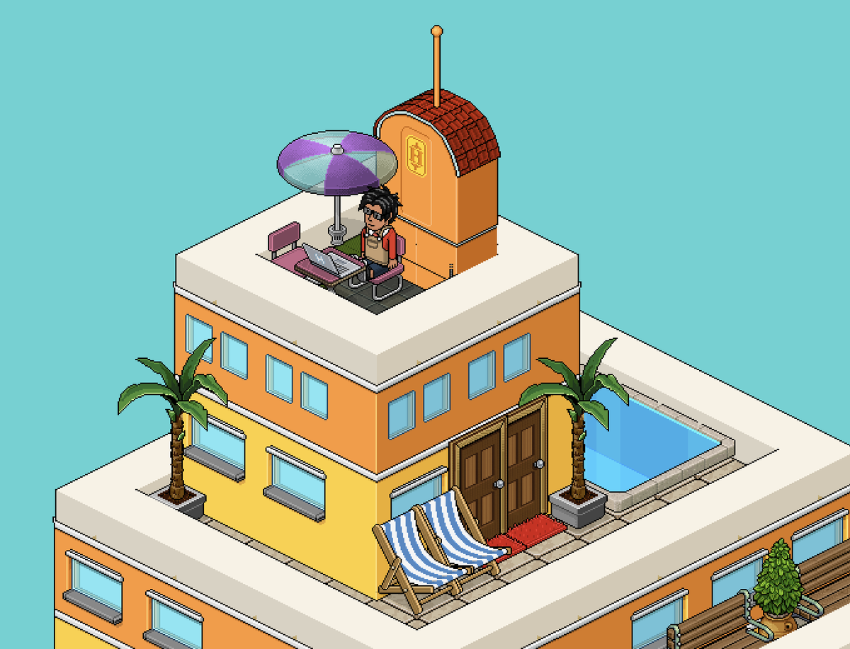KohiBuilds's tweet photo. The Habbo Hotel | Room Link: https://t.co/tbtttWdfGn
#habbo #habbohotel #oldhabbo #habboroom #habbolife #habboofficial https://t.co/CpUpvlEt6M