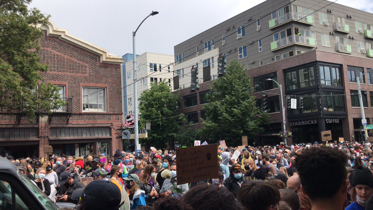 SEATTLE JUNCTION BLM PROTEST tweet media
