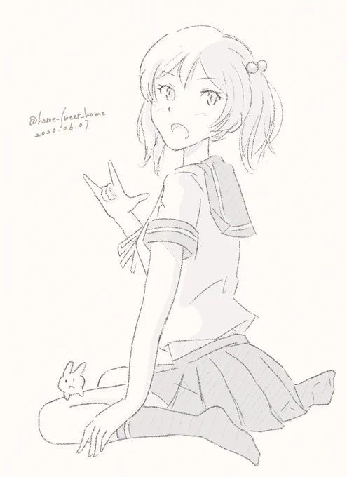 漣さん 70min.rkgk
#艦これ版深夜の真剣お絵描き60分一本勝負
#艦これ版真剣お絵描き60分一本勝負_20200606
#漣 #艦隊これくしょん #艦これ 