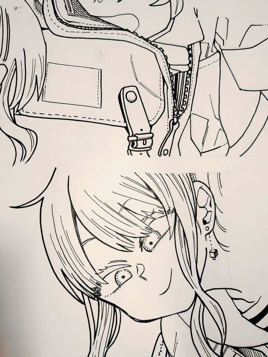 今回は比較的原稿が綺麗。いつもはインク伸びのオンパレード 