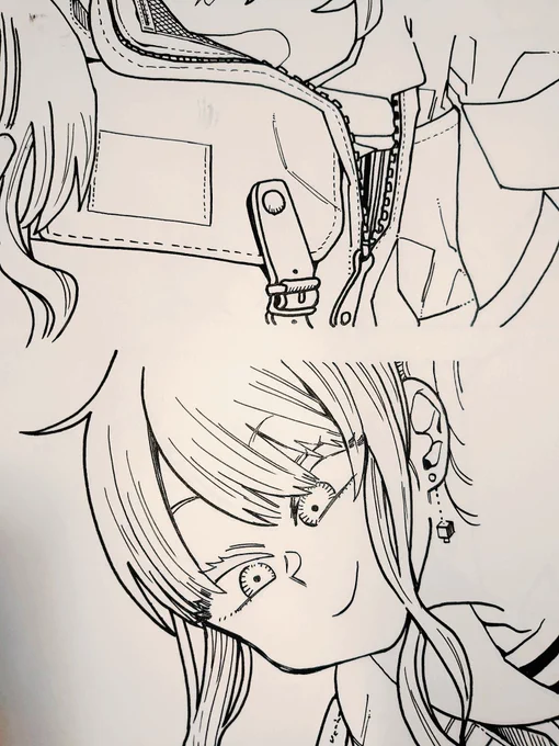 今回は比較的原稿が綺麗。いつもはインク伸びのオンパレード 