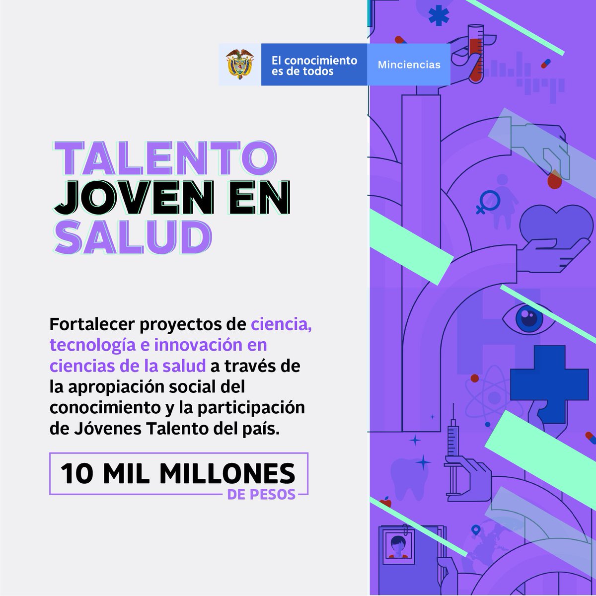 Invitación| Este miércoles 10 de junio de 2020 a las 8:30 a.m. participa en la socialización de la Convocatoria para el fortalecimiento de proyectos en ejecución de CTeI en ciencias de la salud con talento joven e impacto regional. 👉🏻renata.zoom.us/meeting/regist…