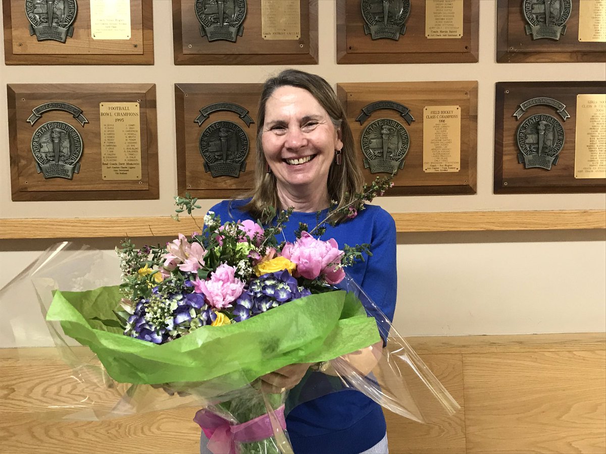 Thanks to the Pelham Council of PTAs for these beautiful flowers