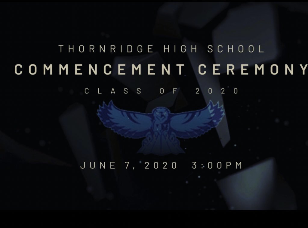 Thornridge205's tweet image. Thornridge it’s almost that time! Join us tomorrow June 7th at 3pm to view the class of 2020’s Virtual Graduation! You can watch the graduation live at:

youtu.be/Csc_q-nkWjs

#WeAreTR!